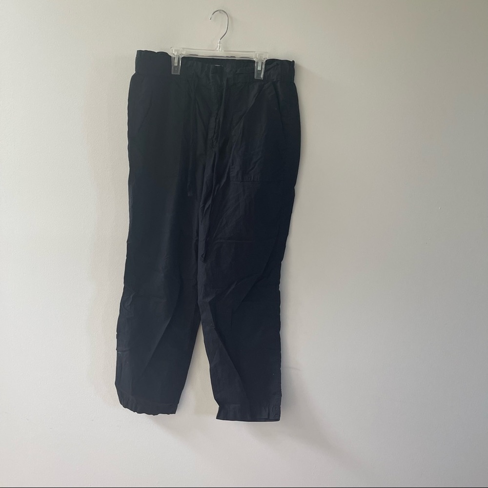 Lou & Grey Black Relaxed Drawstring Pants